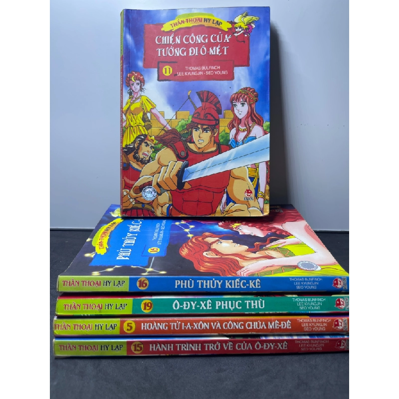 Thần thoại Hy Lạp 5 tập 5 11 15 16 19 mới 80% ố vàng nhẹ Thomas Bulfinch HPB2307 TRUYỆN TRANH 348617