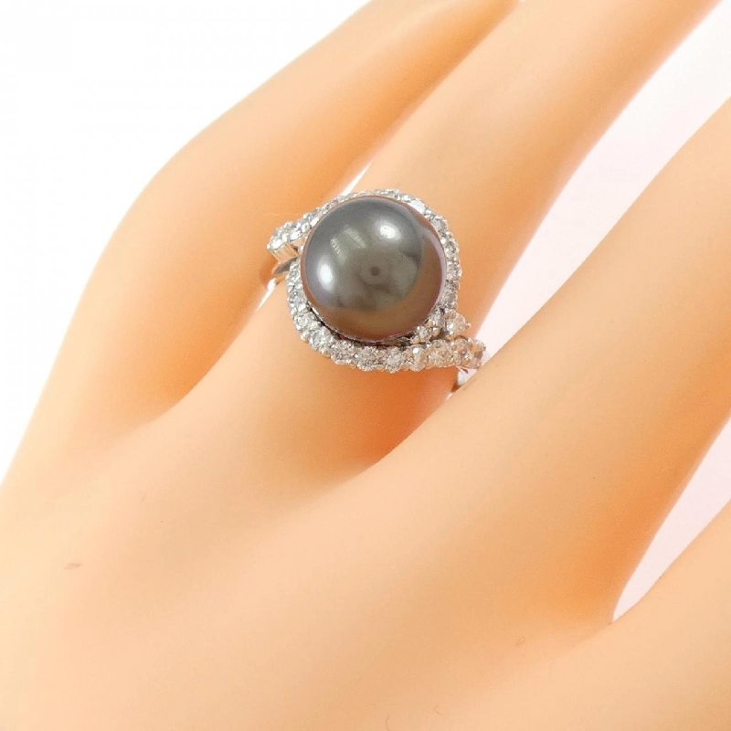 Nhẫn ngọc trai đen PT900 10.2mm - Hàng hiệu Chính hãng 851251