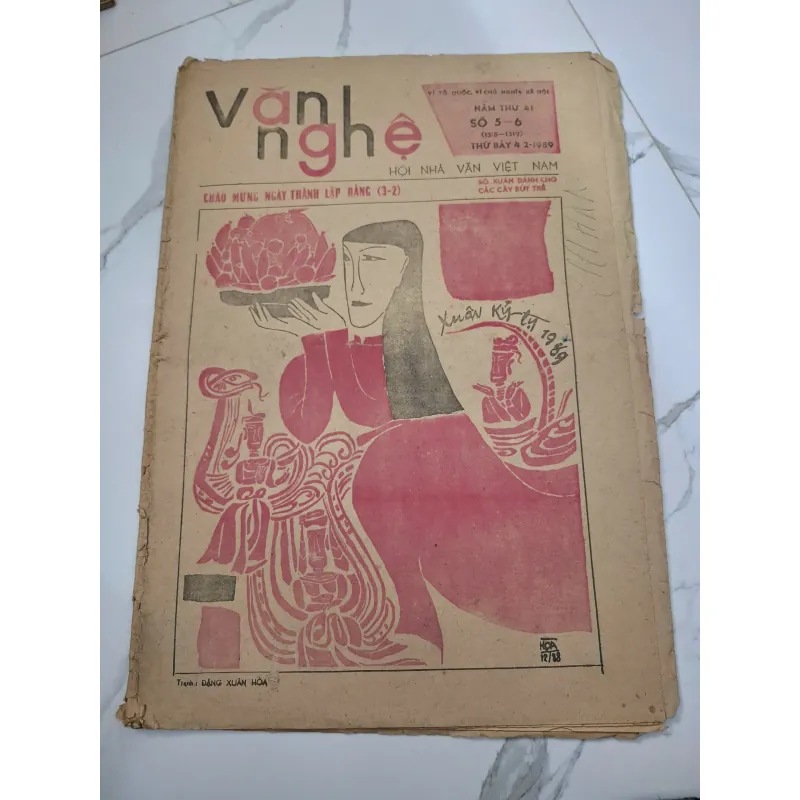 Báo Văn Nghệ số Xuân Kỷ Tỵ (Số 5-6/1989) - Đặng Xuân Hòa - Tạp chí Văn học Nghệ thuật 799172