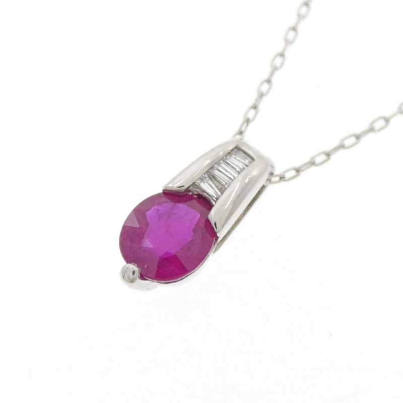 Dây chuyền ruby PT900/PT850 1.28CT - Hàng hiệu Chính hãng 860467