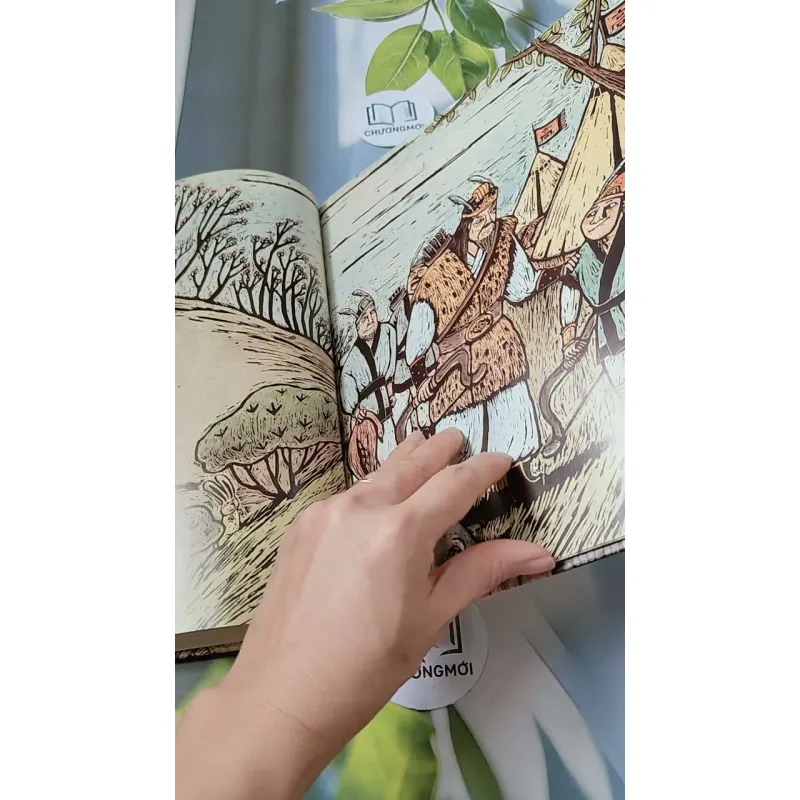 [Tặng nẹp góc] Truyện thiếu nhi Hàn Quốc: Danh nhân 2 -  지인지기 인물 이야기: 광개토대왕 731986