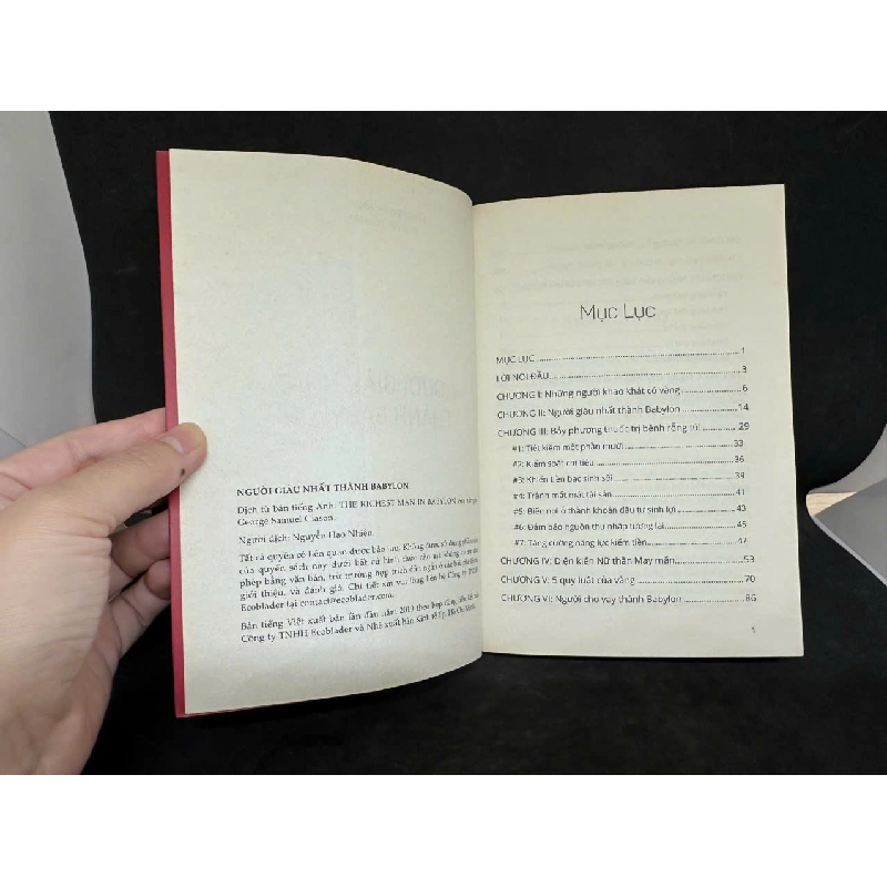 [Phiên Chợ Sách Cũ] Người Giàu Nhất Thành Babylon, 2021 - George Samuel Clason H1108 SBM 544545