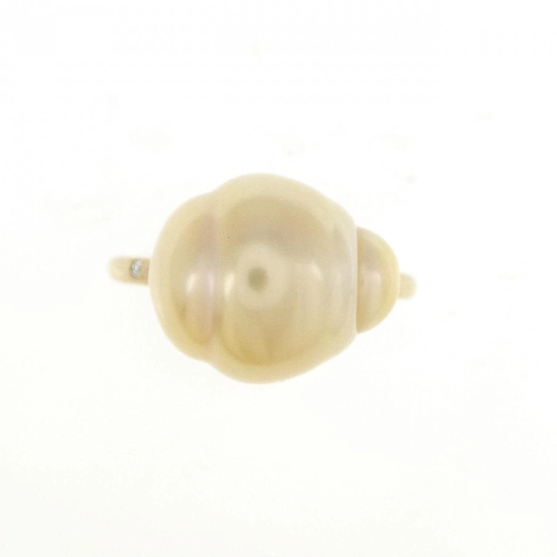 Nhẫn ngọc trai trắng K18YG - Hàng hiệu Authentic 855571