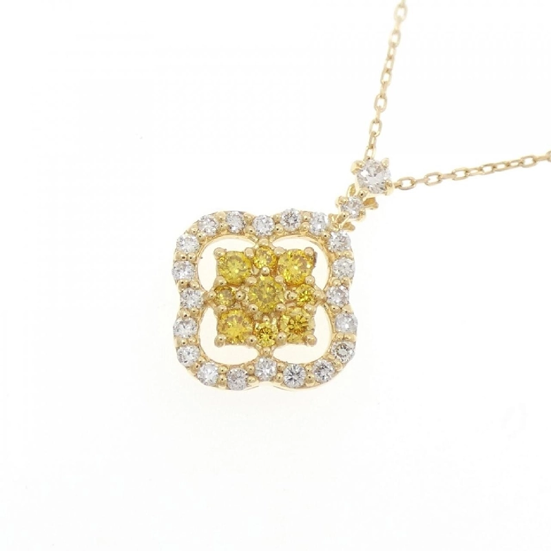 Dây chuyền kim cương K18YG 0.16CT - Hàng hiệu Chính hãng 857463