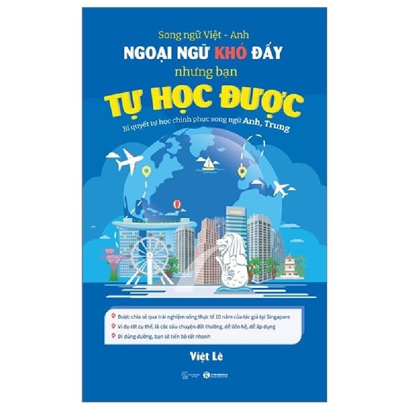 Sách - Ngoại Ngữ Khó Đấy Nhưng Bạn Tự Học Được - Song Ngữ Anh-Việt - Việt Lê Mới 100% HCM.PO 170595