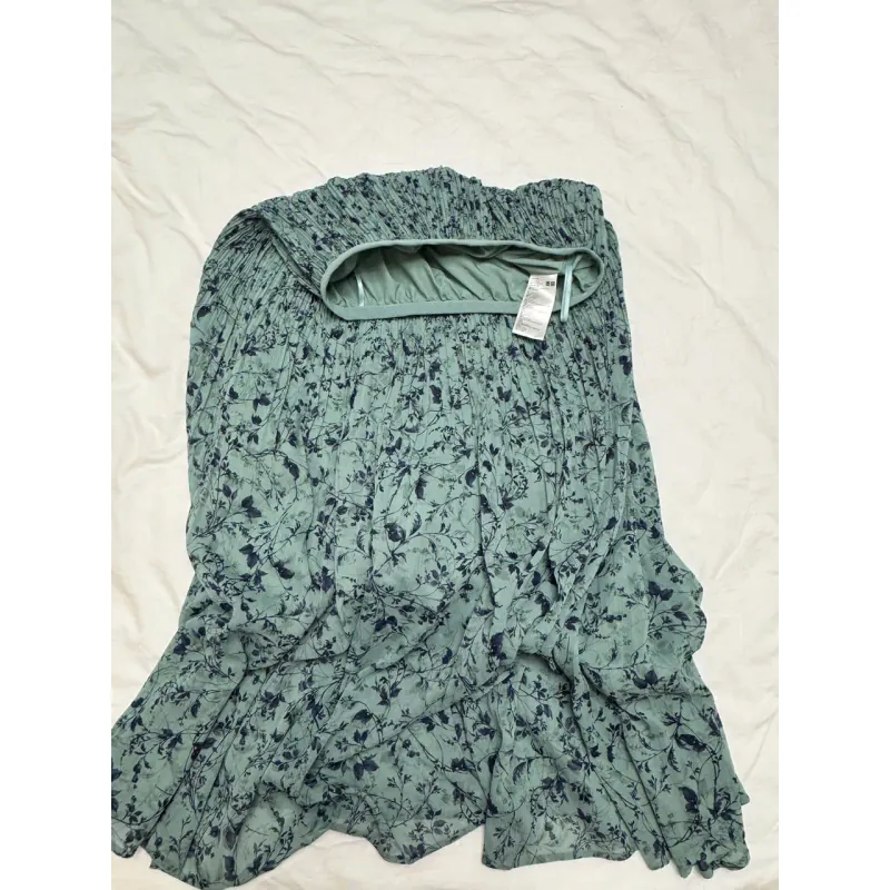 [Like new ] Chân váy hoa Uniqlo - size L - midi 595674