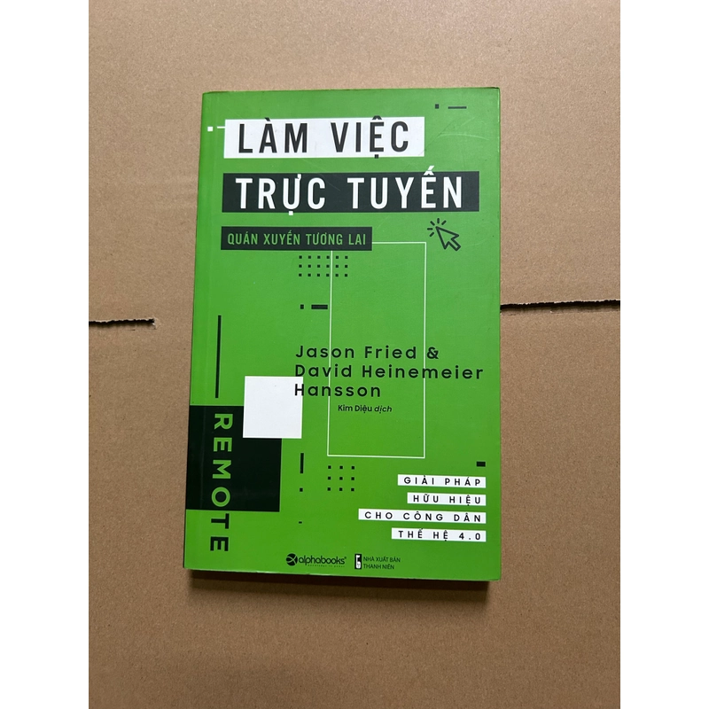 Làm việc trực tuyến quán xuyến tương lai 551588