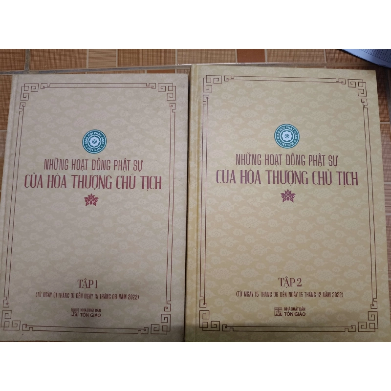 Những hoạt động Phật sự của HT Chủ Tịch -  2022 - 592 trang TÂM LINH - TÔN GIÁO - THIỀN ANTQ2012-212 923574