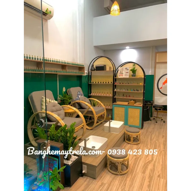 Sofa đơn mây tre 739612