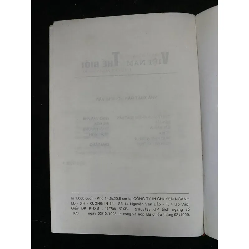 Việt Nam và thế giới trước năm 2000 1029042