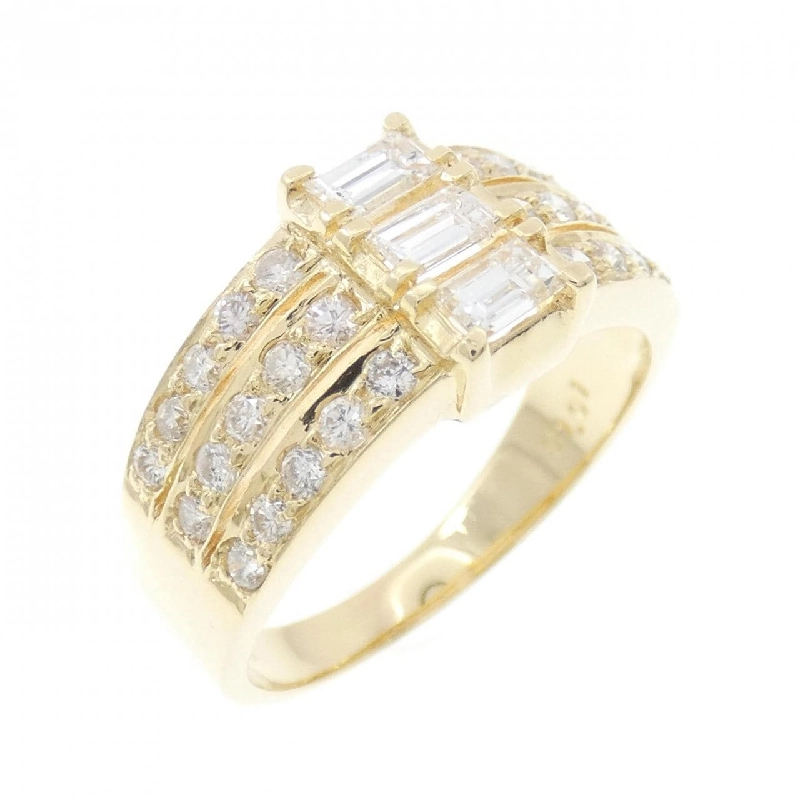 Nhẫn kim cương K18YG 1.01CT - Hàng hiệu Authentic 848337