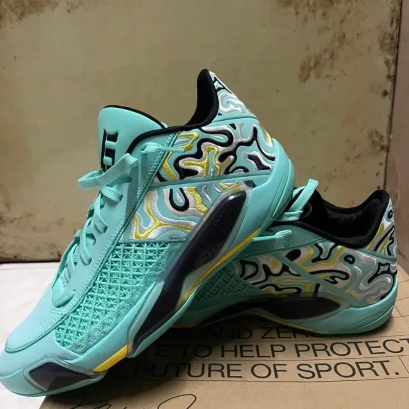 Giày bóng rổ chính hãng Nike Air Jordan 38 FZ3223-300, size 11UK, mới 97% như hình 1003158