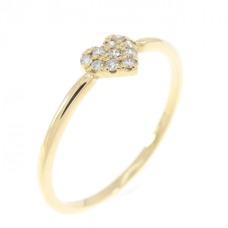 Nhẫn kim cương hình trái tim K18YG 0.05CT - Hàng hiệu chính hãng 854903