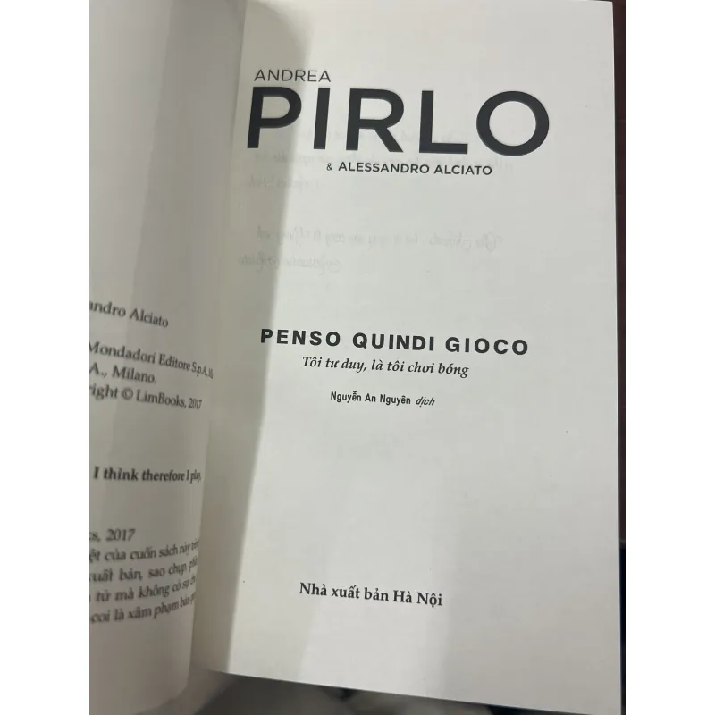 PENSO QUINDI GIOCO - ANDREA PIRLO 1010173