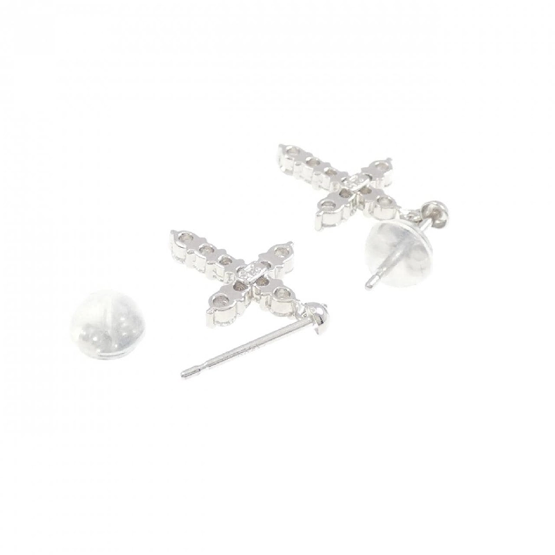 Bông tai kim cương PT900 hình chữ thập 0.50CT - Hàng hiệu Chính hãng 867197