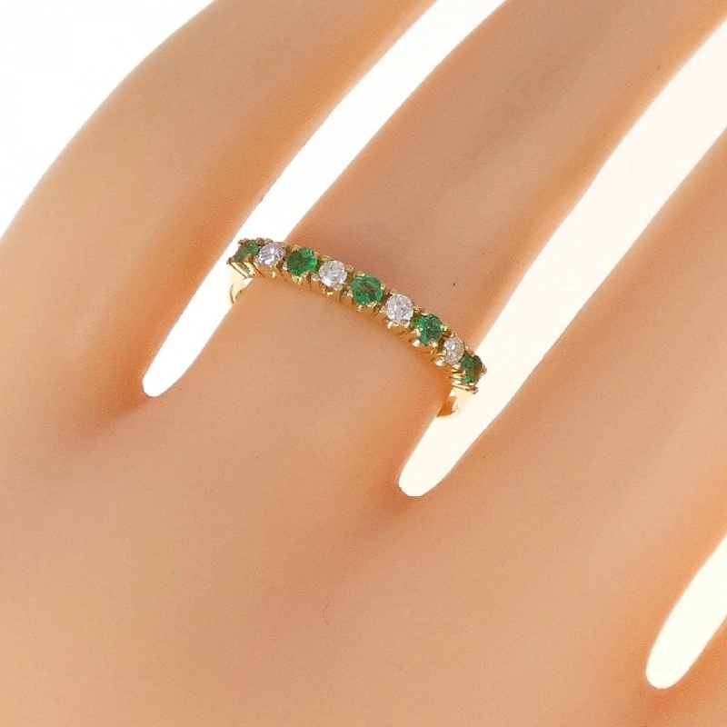 Nhẫn Emerald 750YG 672952