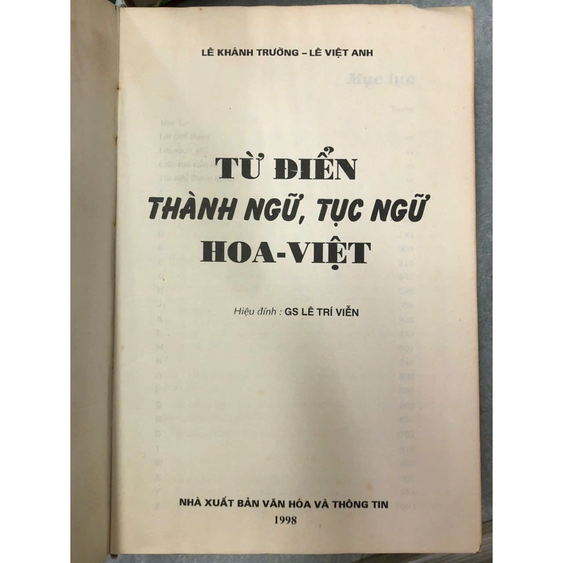 TỪ ĐIỂN THÀNH NGỮ TỤC NGỮ HOA VIỆT 474653