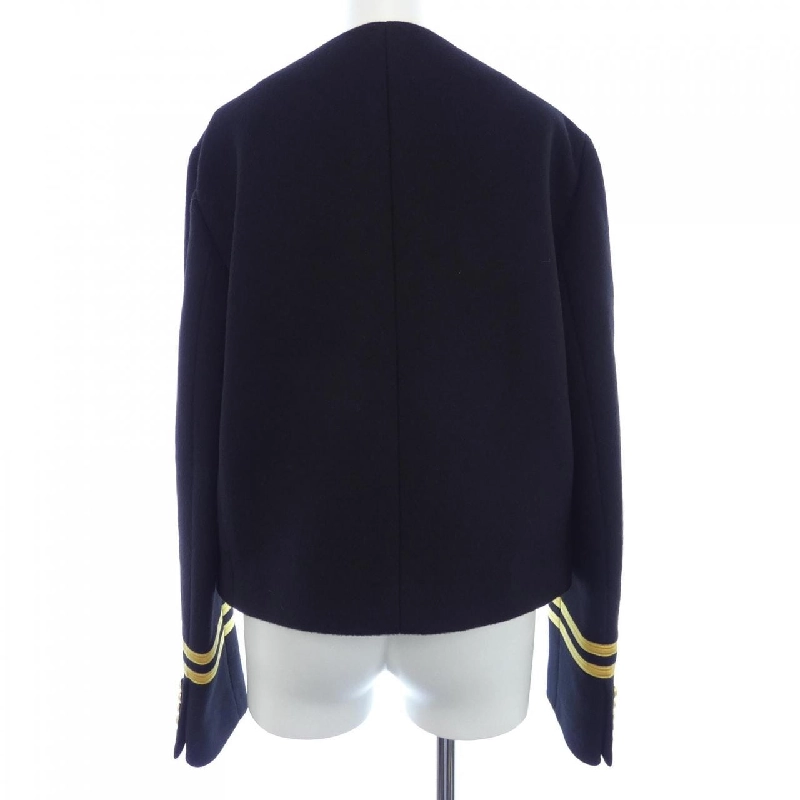 Áo khoác không cổ CELINE SPENCER CAPTAIN JACKET 2V75F6700 633984