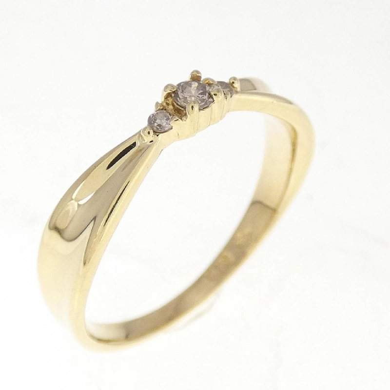 Nhẫn kim cương K18YG 673061