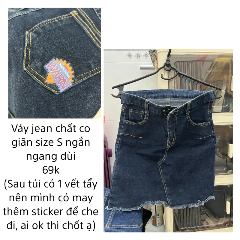 Chân váy jean 30k 792766