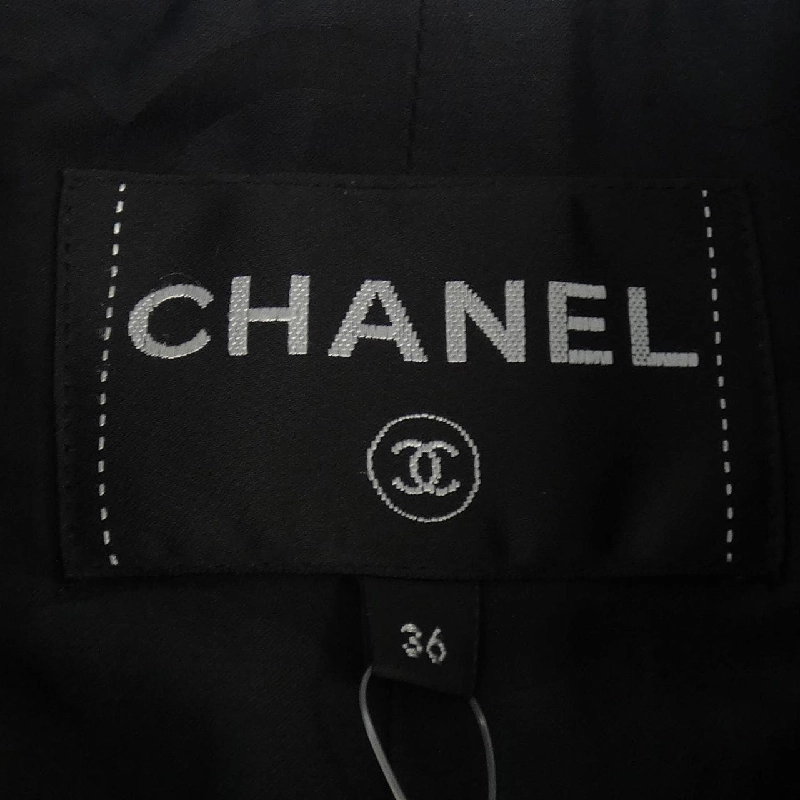 【Khuyến mãi】Áo khoác không cổ CHANEL 640785