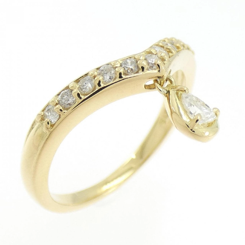 Nhẫn kim cương K18YG 0.31CT 667671