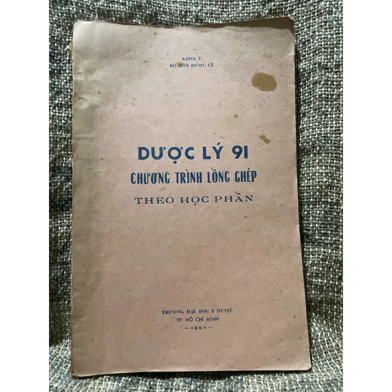 Dược lý 92 chương trình lồng ghép theo học phần  1009084