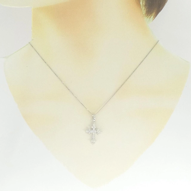 Dây chuyền kim cương PT900/PT850 0.50CT - Hàng hiệu Chính hãng 860356