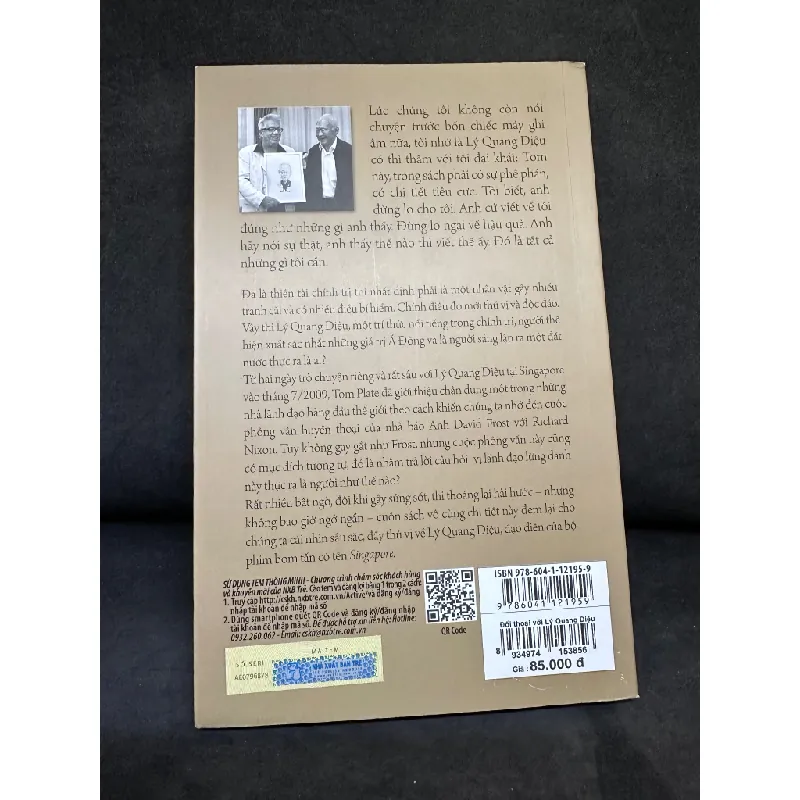 [Phiên Chợ Sách Cũ] Đối thoại với Lý Quang Diệu - Tom Plate 2204 436605