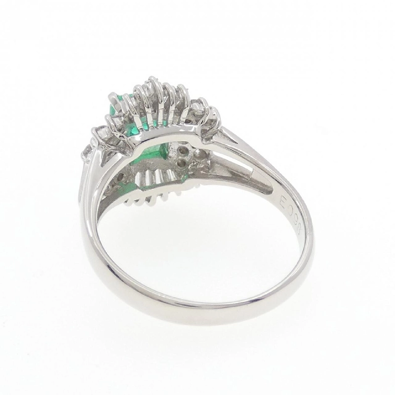 Nhẫn Emerald PT900 0.98CT - Hàng hiệu Chính hãng 853627