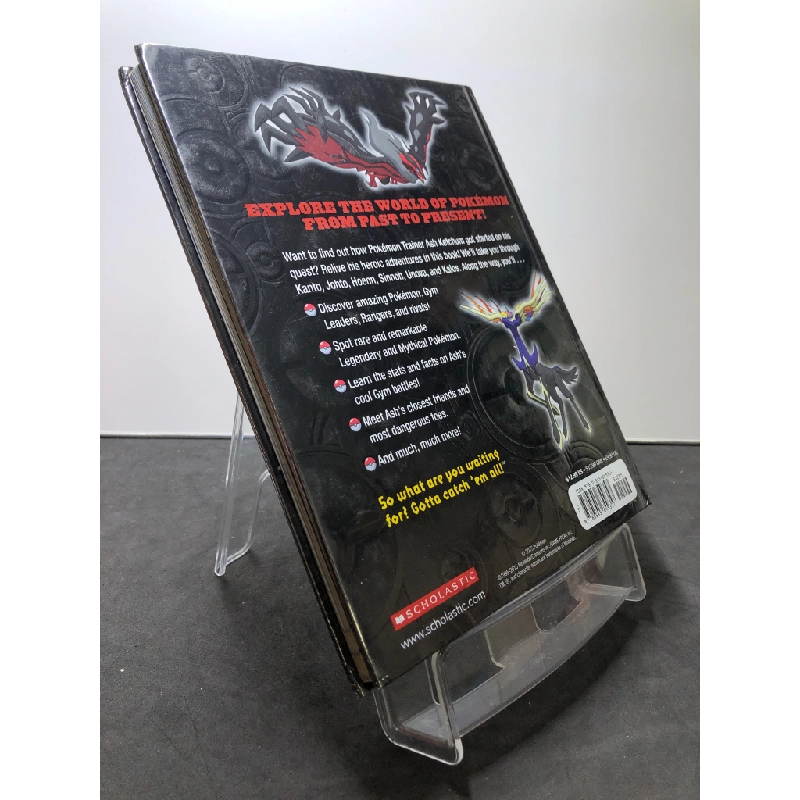 The Official Advanture Guide: Ash's Quest From Kanto to Kalos POKÉMON BÌA CỨNG mới 85% bẩn nhẹ HPB2707 NGOẠI VĂN 450975