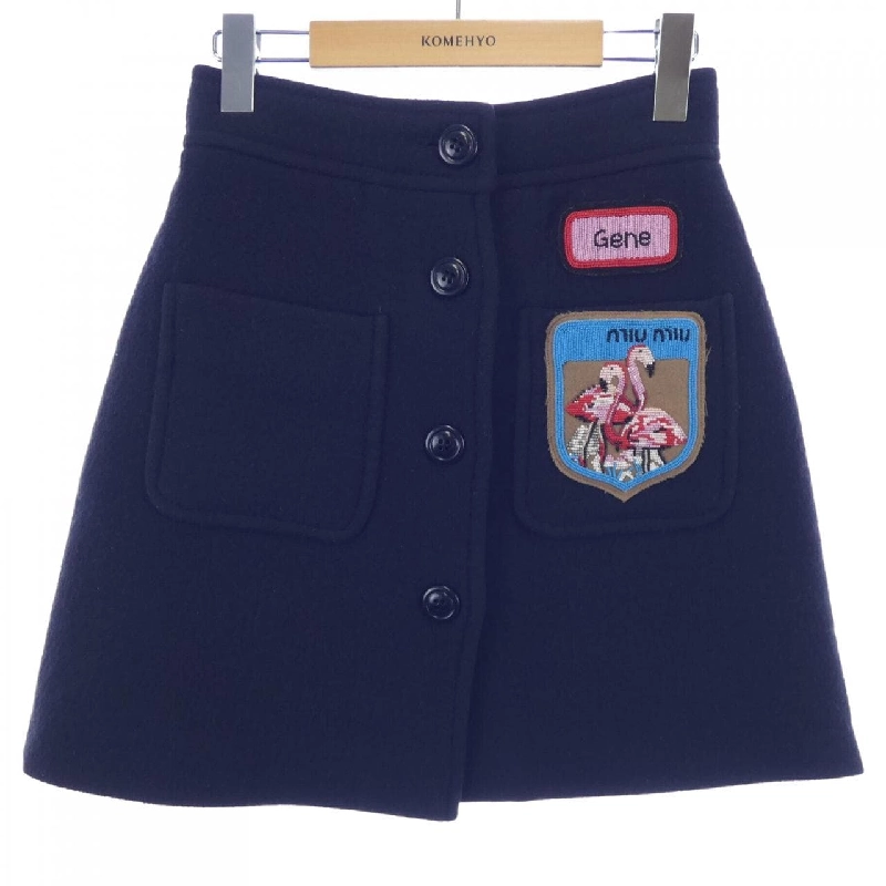 【Coupon対象】Miu Miu MIU MIU chân váy 653741