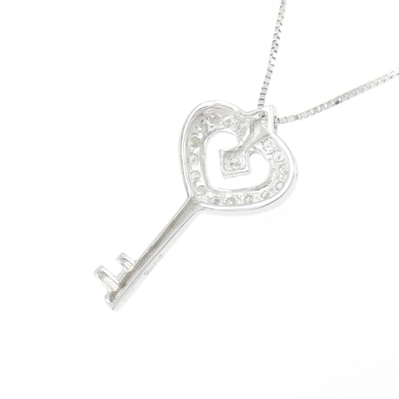 K14WG Khóa × Trái Tim Dây Chuyền Kim Cương 0.13CT - Hàng hiệu Chính hãng 858340