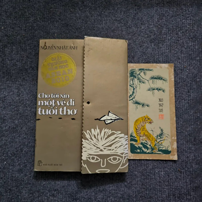 Cho tôi xin một vé đi tuổi thơ - Nguyễn nhật ánh - bản bìa nâu hiếm 747346