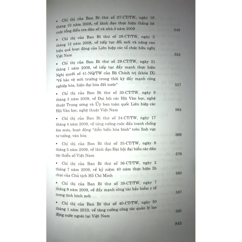 Các nghị quyết của trung ương Đảng 2005-2010 744822