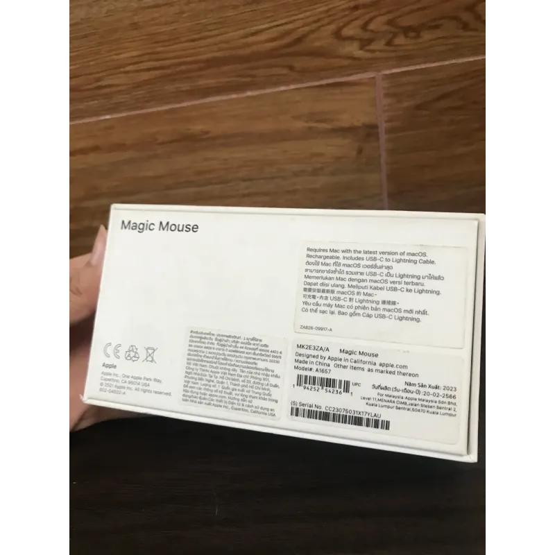 Chuột Apple Magic Mouse MK2E3ZA/A Bluetooth (màu bạc) 1024981