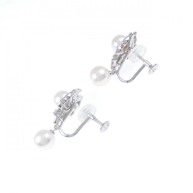 K18WG Bông tai ngọc trai Akoya - Hàng hiệu Authentic 878311