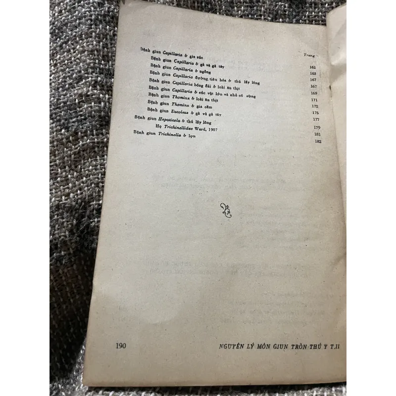 Nguyên lý môn giun tròn thú y 2; 200 trang khổ lớn  1009223