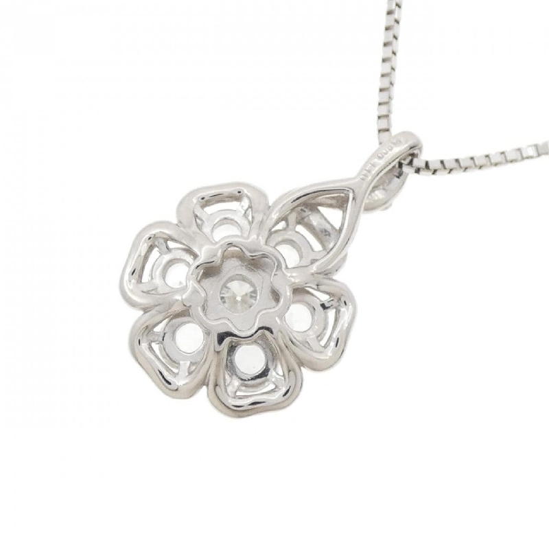 Dây chuyền kim cương hoa PT900/PT850 1.10CT - Hàng hiệu Chính hãng 865404