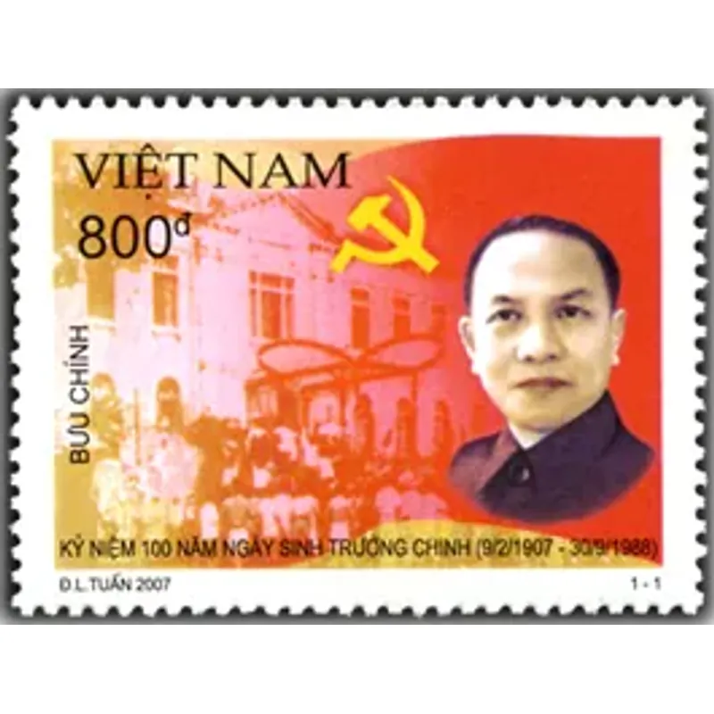 Tem Kỷ niệm 100 năm ngày sinh Trường Chinh (09/02/1907 - 30/9/1988) 716832