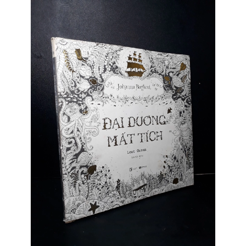 Đại dương mất tích mới 80% bẩn bìa, ố nhẹ, có tô màu, tróc áo bìa 2015 Johanna Basford HCM2205 KỸ NĂNG 458107
