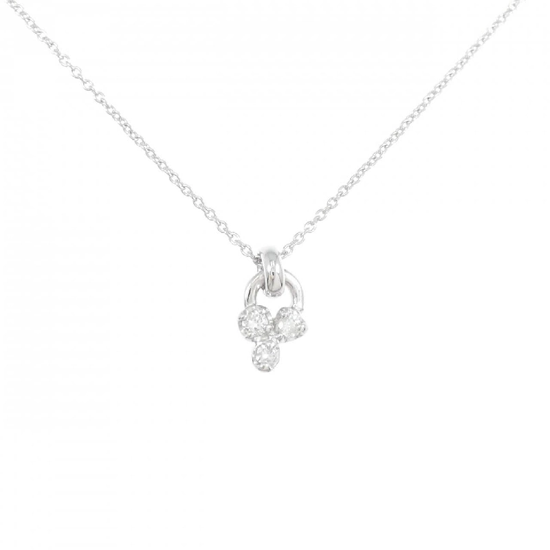 Dây chuyền kim cương K18WG 0.07CT - Hàng hiệu chính hãng 860884