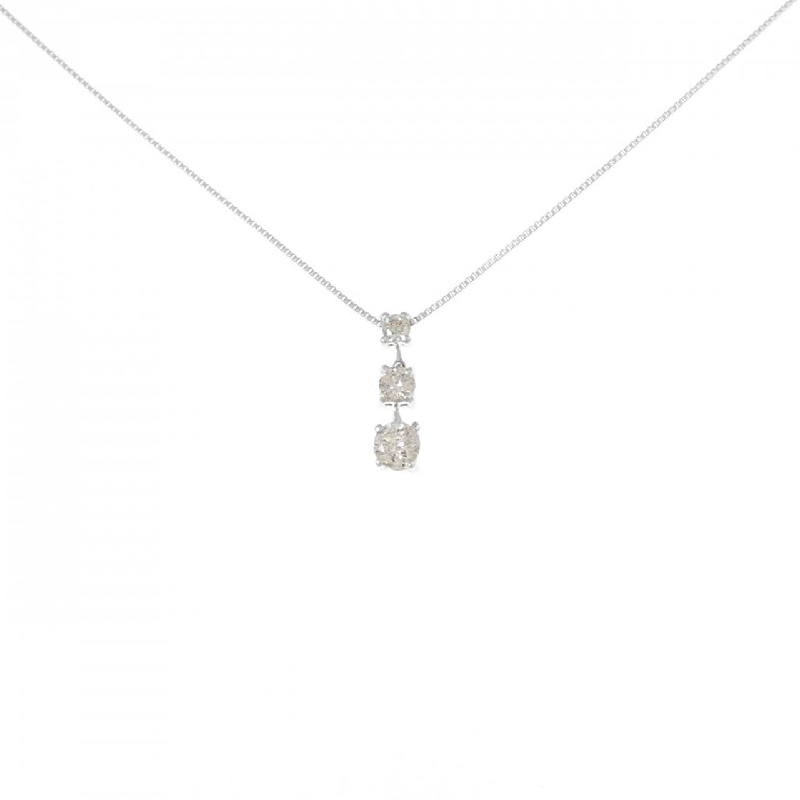 K18WG Dây chuyền kim cương 0.20CT - Hàng hiệu Chính hãng 867802