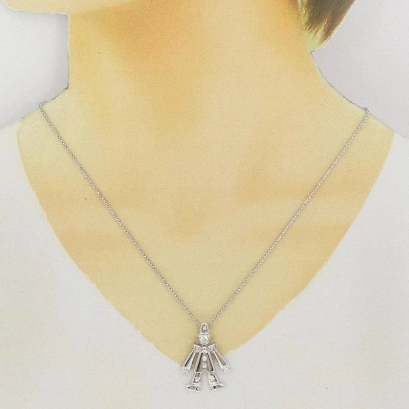 K18WG Dây chuyền kim cương 0.30CT - Hàng hiệu Chính hãng 861335