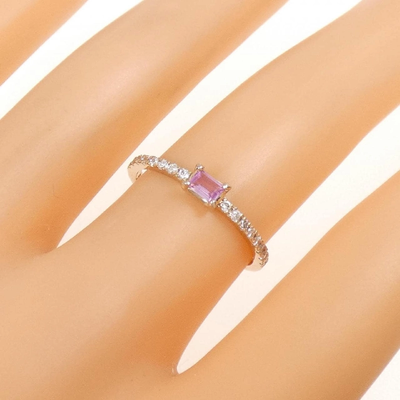 【Sản phẩm mới】Nhẫn Sapphire K18PG 0.14CT 673507