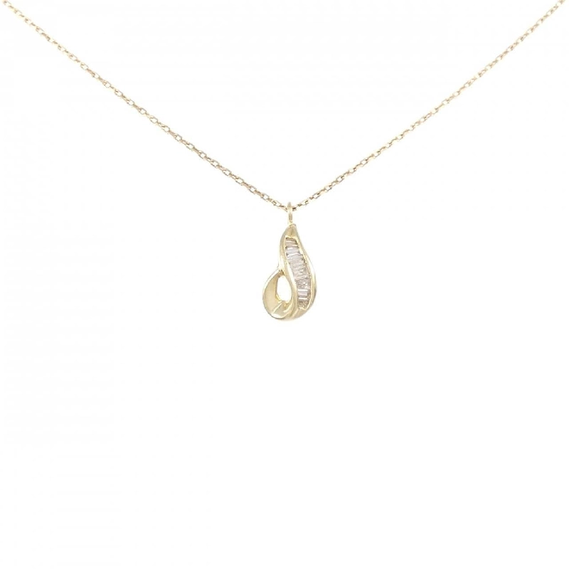 K18YG Dây chuyền kim cương 0.15CT - Hàng hiệu Chính hãng 858960