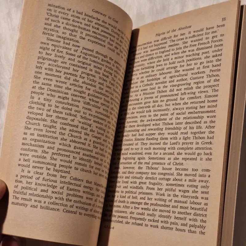 Simone Weil - Gate Way to God 933153