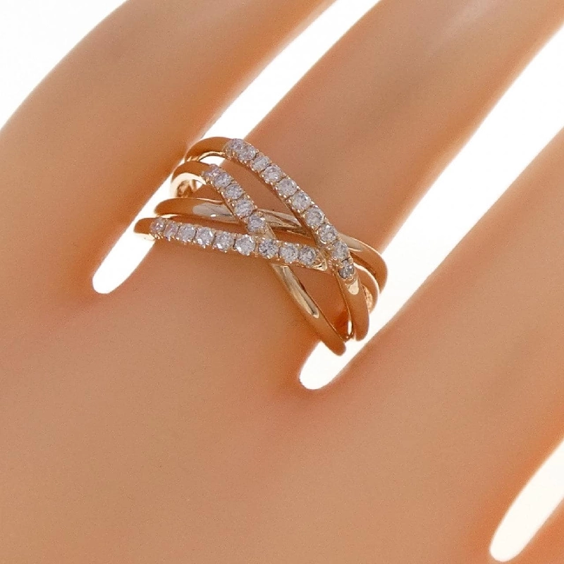 Nhẫn kim cương K14PG 0.30CT - Hàng hiệu Authentic 852701