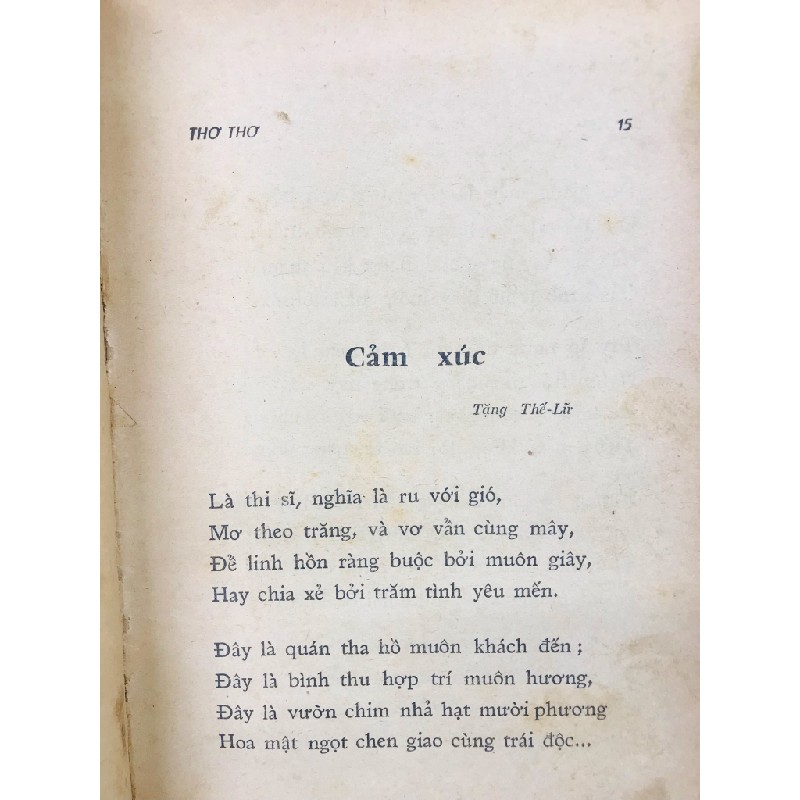 Thơ thơ - Xuân Diệu 51018