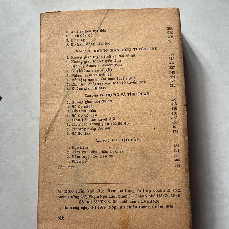 Cơ sở giải tích toán học 1978s 739236